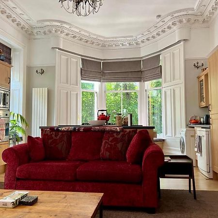 Beautiful Double Room In Idyllic West End Townhouse Glasgow Exterior foto